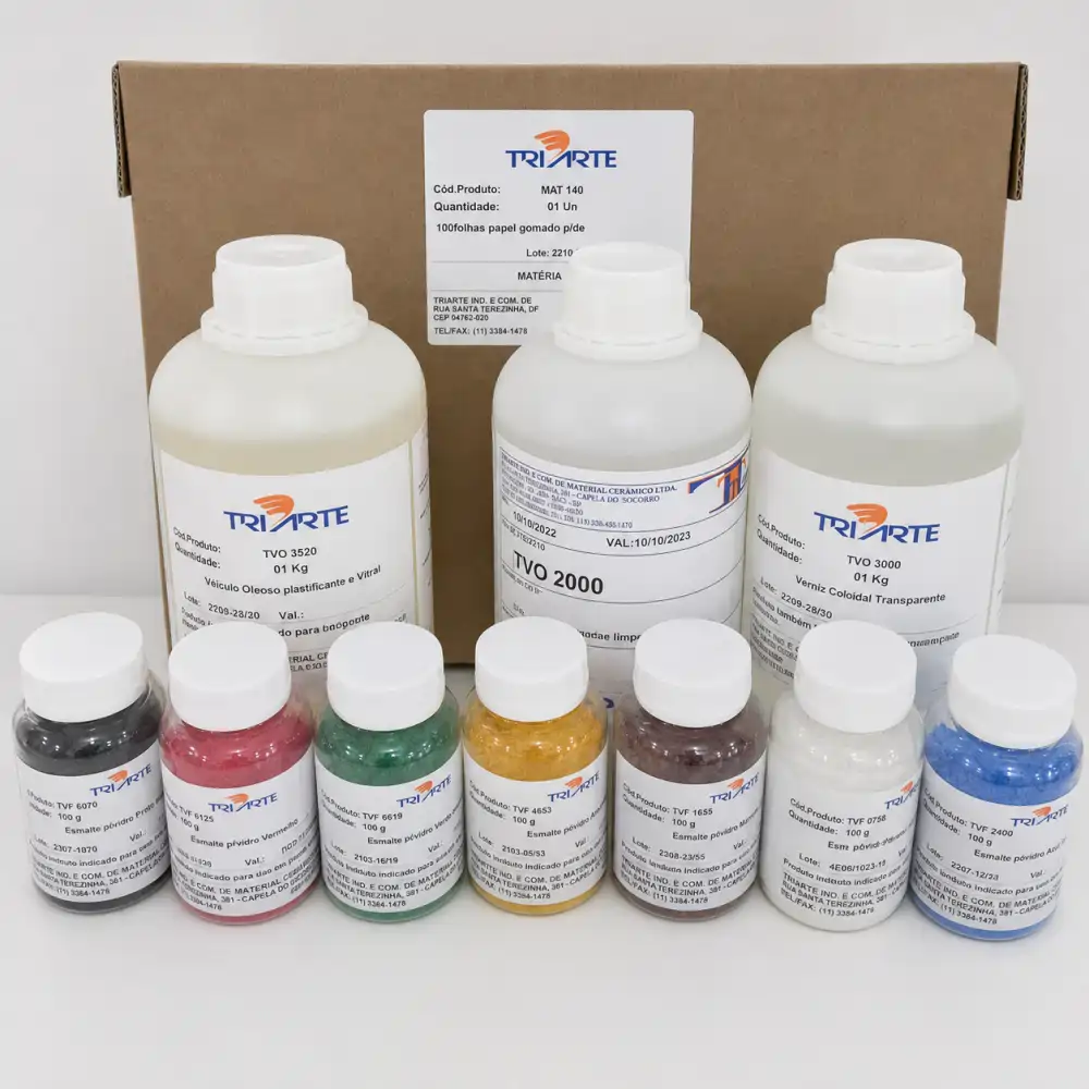 KIT DECALQUE VIDRO-KIT DECALQUE P/VIDRO 580 a 600Cº