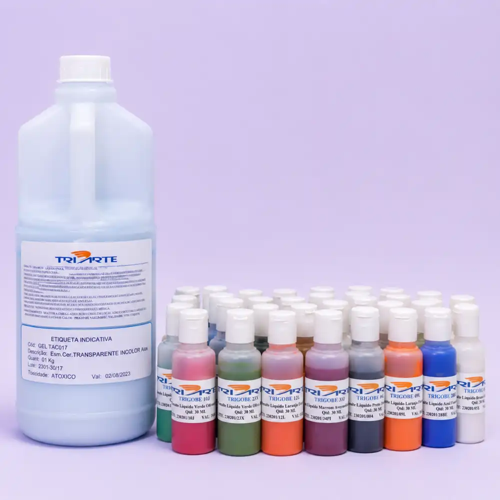 TRIGOBE 12L - CORANTE LIQUIDO LARANJA P/ENGOBE - Imagem 2