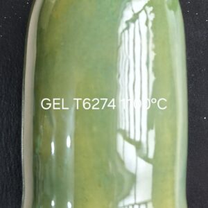 GEL T6274/ TRF 6274- ESMALTE CERÂMICO (NÃO ALCALINO) VERDE TIFFANY SEMI TRANSP.