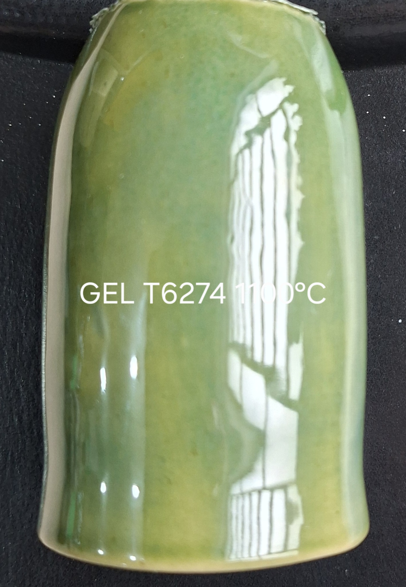 GEL T6274/ TRF 6274- ESMALTE CERÂMICO (NÃO ALCALINO) VERDE TIFFANY SEMI TRANSP.