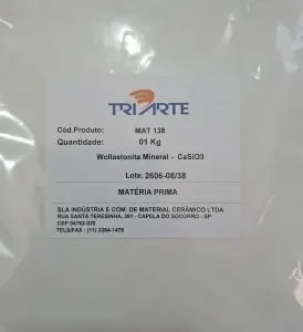MAT 138- Wollastonita Mineral – CaSiO3(silicato de cálcio)