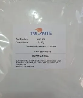 MAT 138- Wollastonita Mineral – CaSiO3(silicato de cálcio)