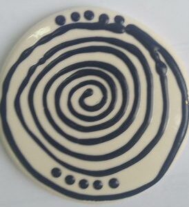 TRRL 1230- PASTA RELEVO AZUL COBALTO P/CERÂMICA