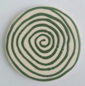 TRRL 1420- PASTA RELEVO VERDE CROMO P/CERÂMICA